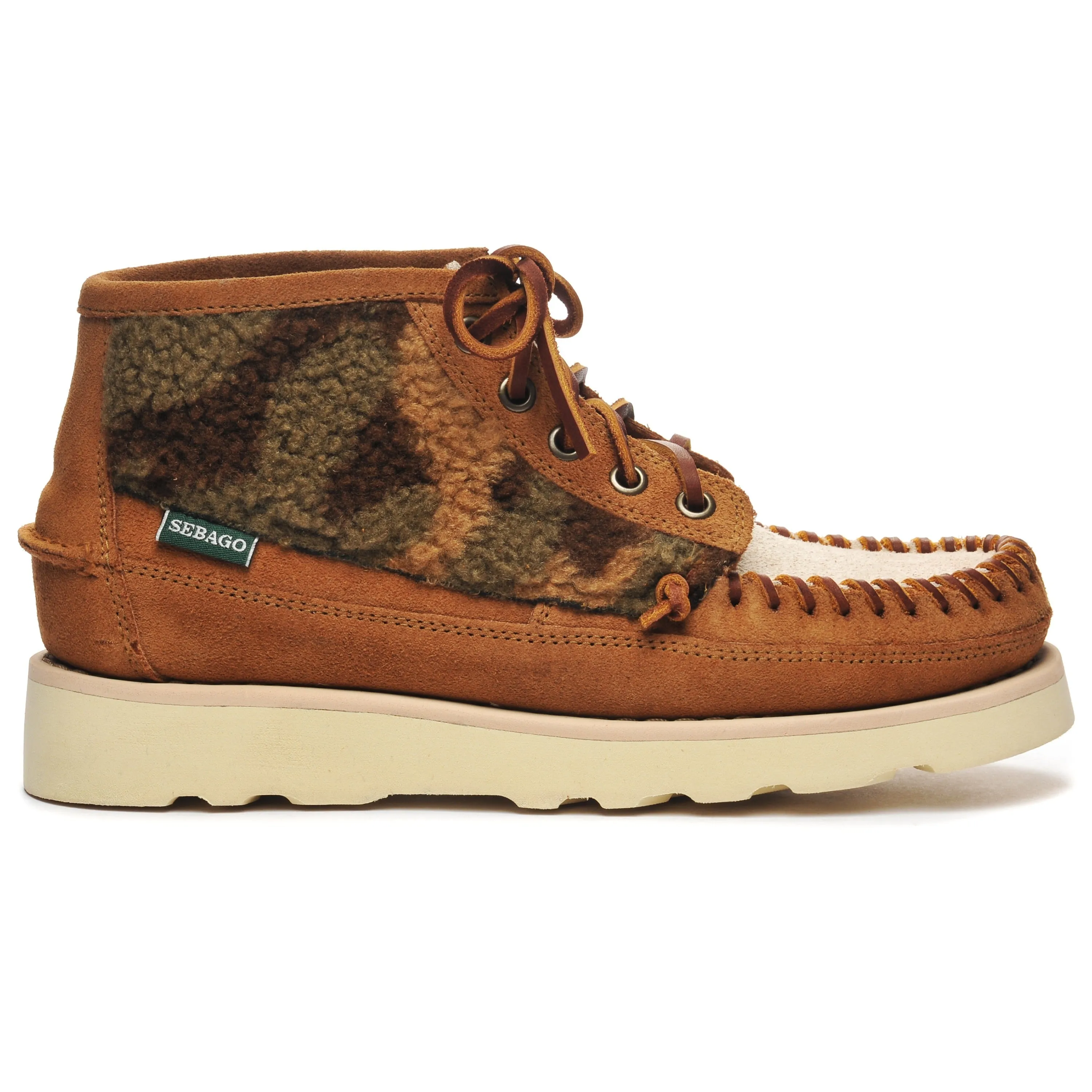 Cayuga Mid Camo Woman - Camel & Papyrus & Cognac & Camo