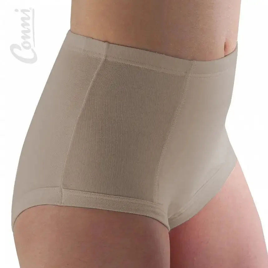 Conni Ladies Classic Brief  Absorbent Undergarment Beige- (AU/NZ) Size 10