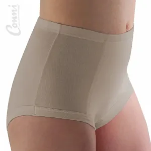 Conni Ladies Classic Brief  Absorbent Undergarment Beige- (AU/NZ) Size 12