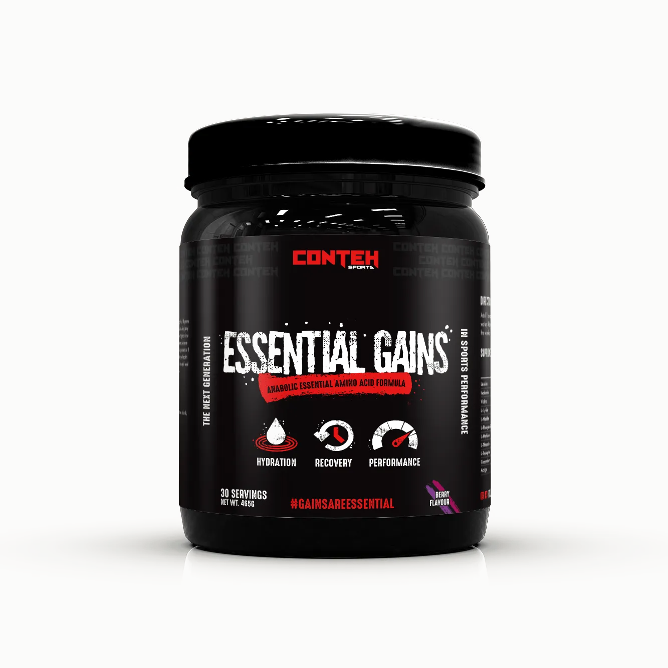 Conteh Sports Essential Gains 465g Berry