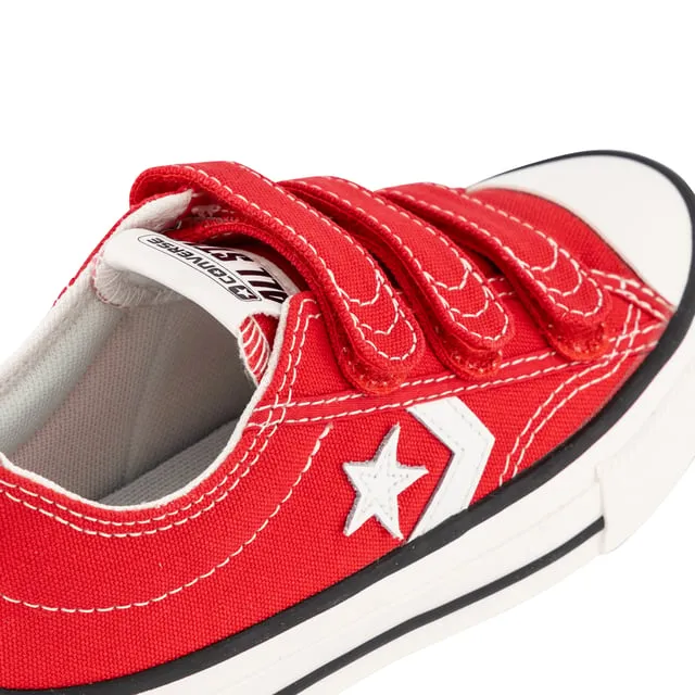 CONVERSE KID'S STAR PLAYER RED SNEAKER SHOES