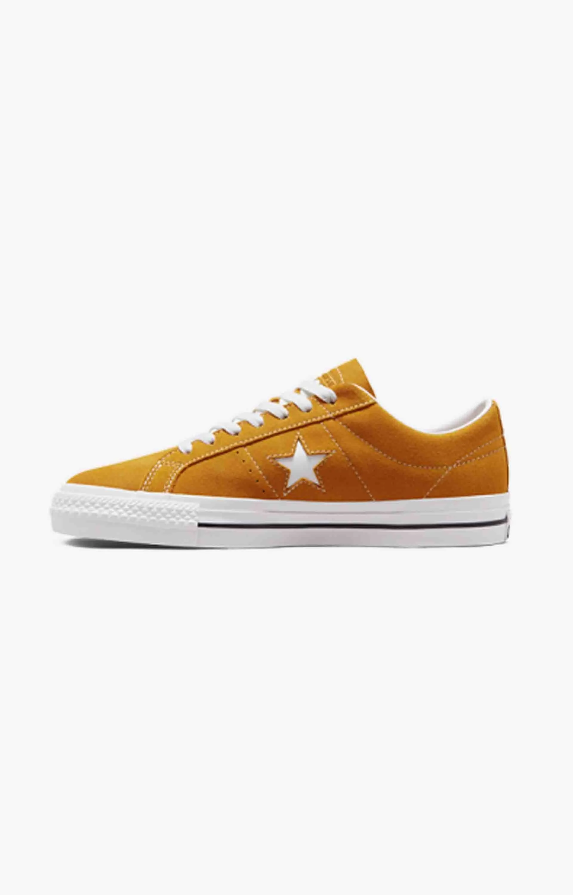 Converse One Star Pro Suede Low Mens Shoe, Golden Sundail