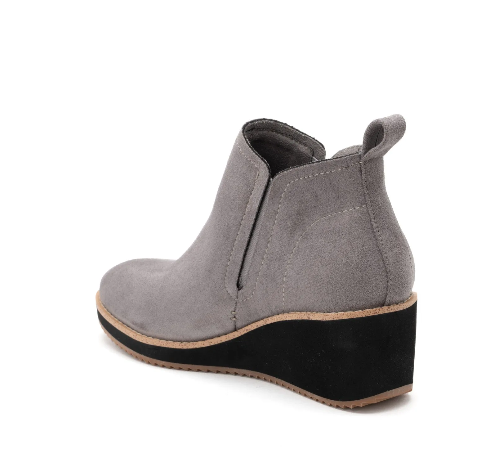 Corkys Tomb Booties - Grey Suede