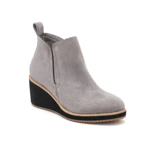 Corkys Tomb Booties - Grey Suede