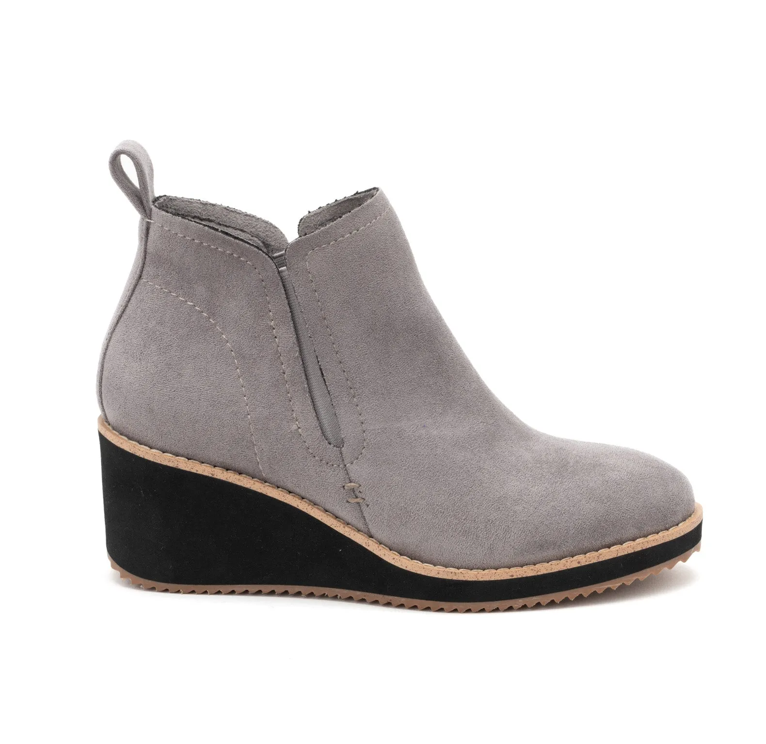 Corkys Tomb Booties - Grey Suede