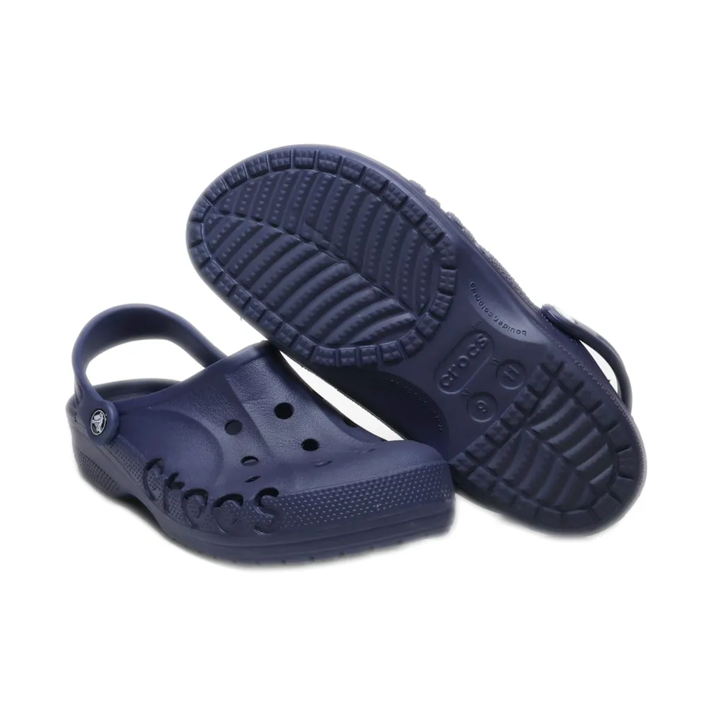 Crocs Baya Clogs Rubber Blue Colour For Women