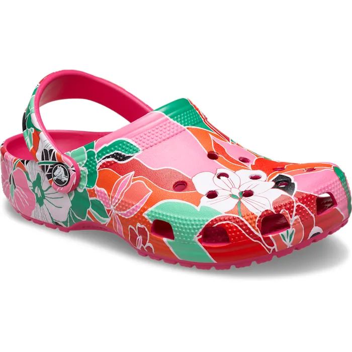 Crocs Classic Woodcut Floral Clog