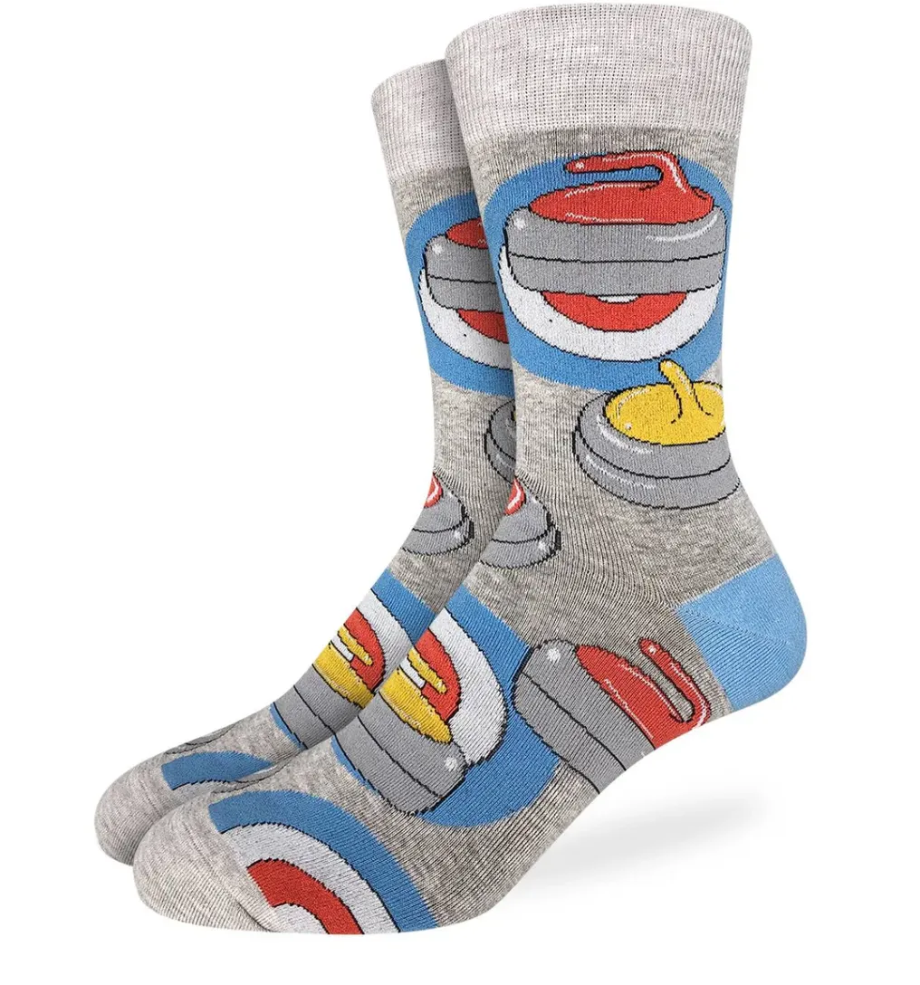 Curling House Crew Socks - Men's Sizing