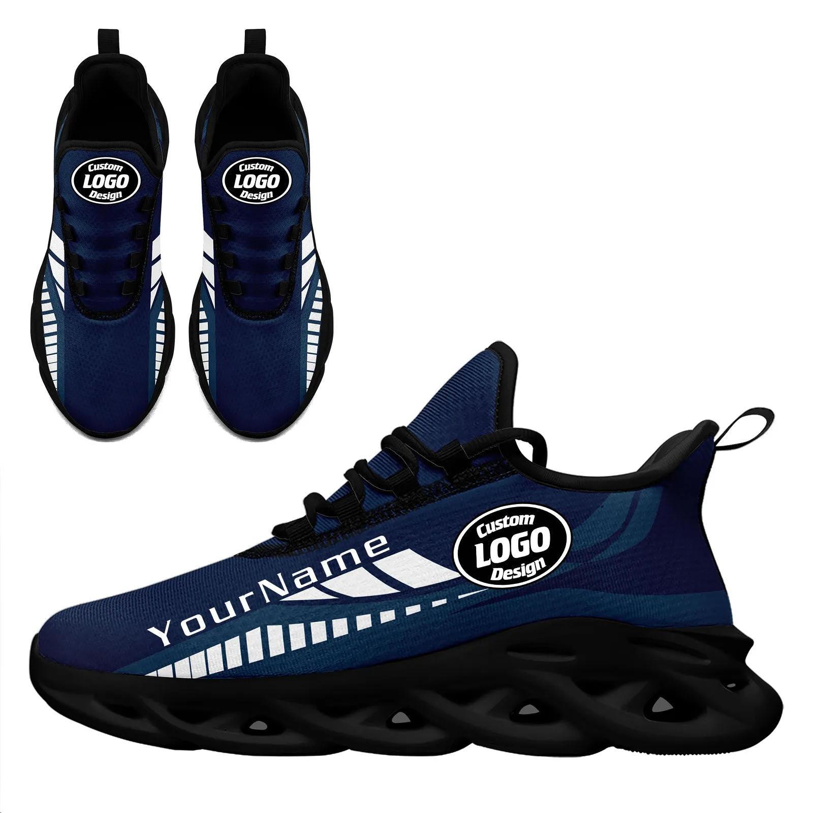 Custom Blue Dallas Maxsoul Shoes Personalized Sneaker FN003-D020325-9