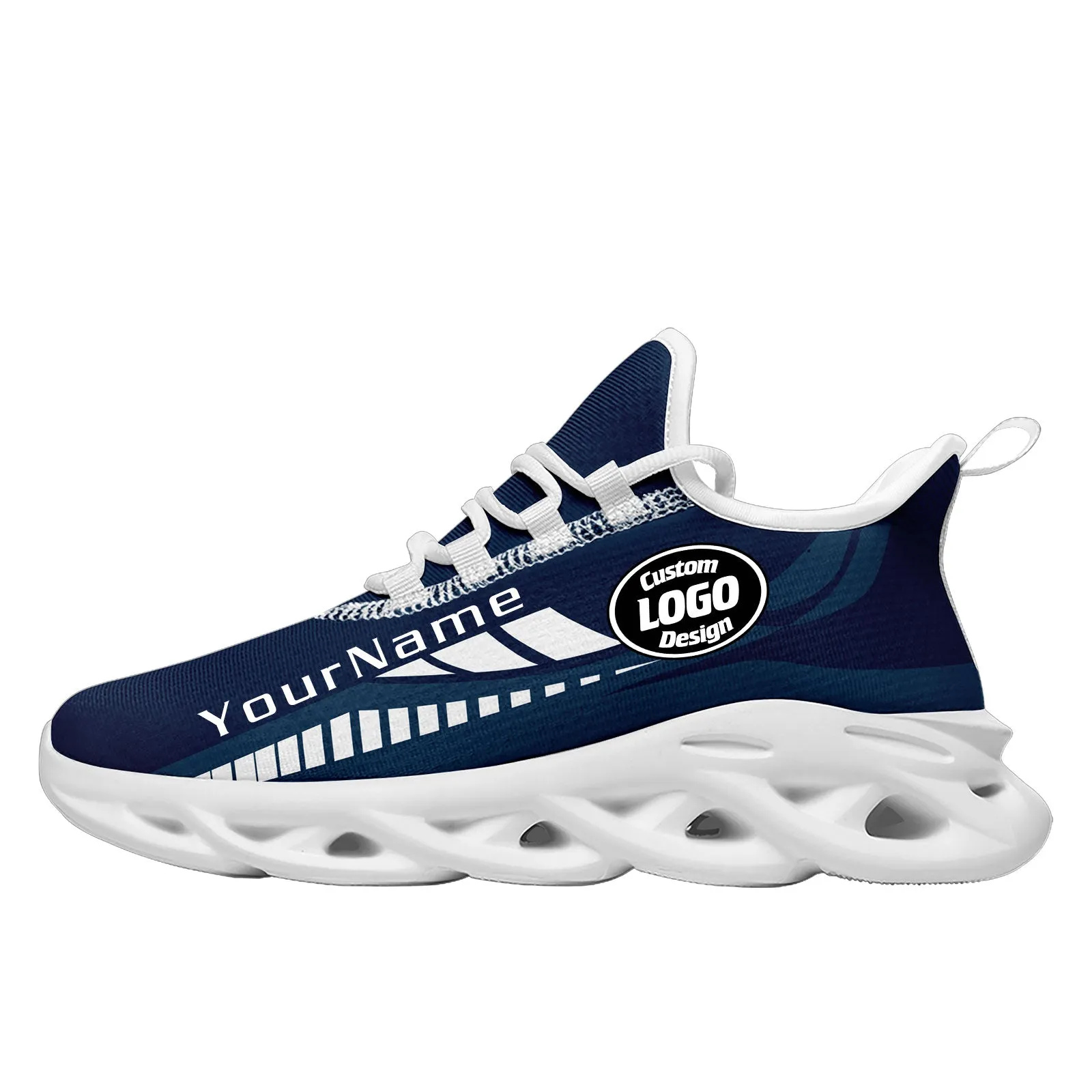 Custom Blue Dallas Maxsoul Shoes Personalized Sneaker FN003-D020325-9