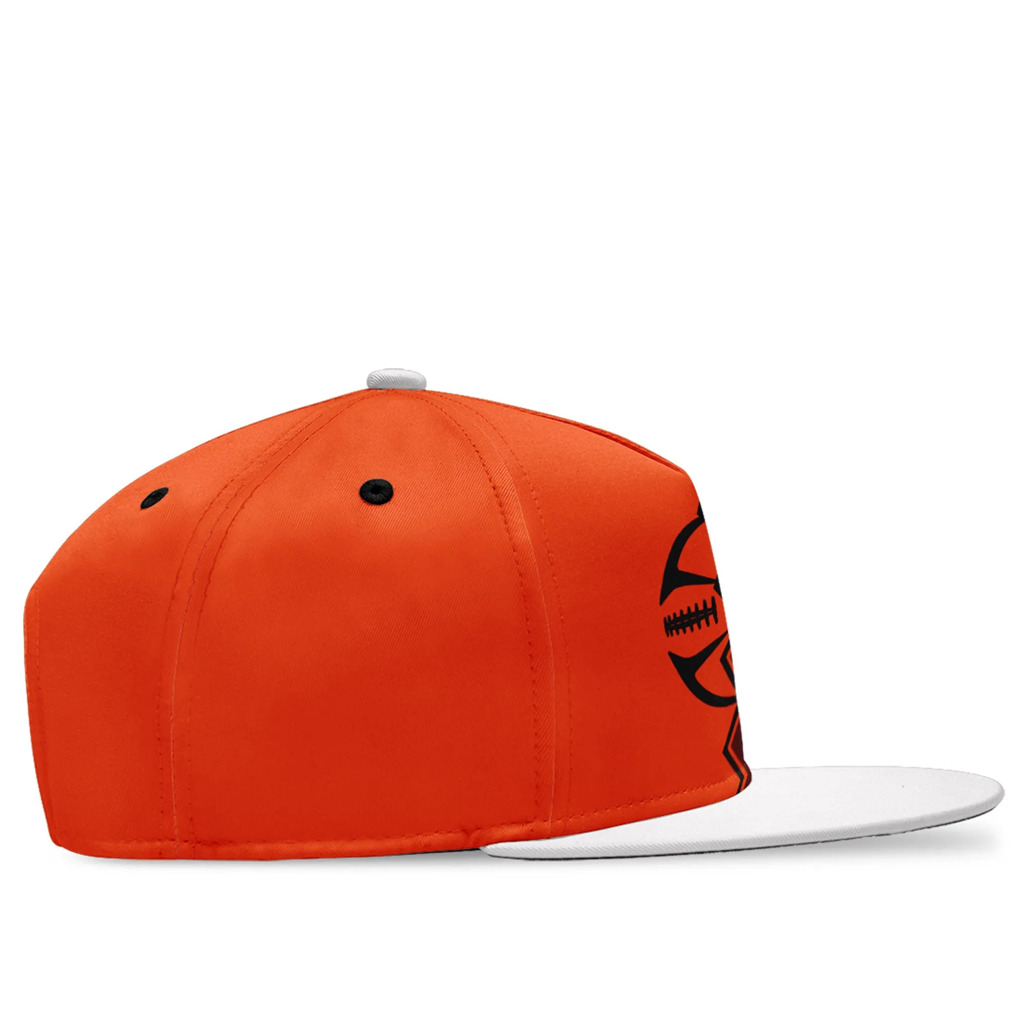 Custom Orange Black Ohio MaxSoul Shoes and Hat Combo Offer Personalized Combo ZH-D028017-19