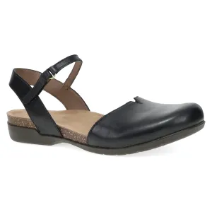 DANSKO WOMENS ROWAN - BLACK WAXY