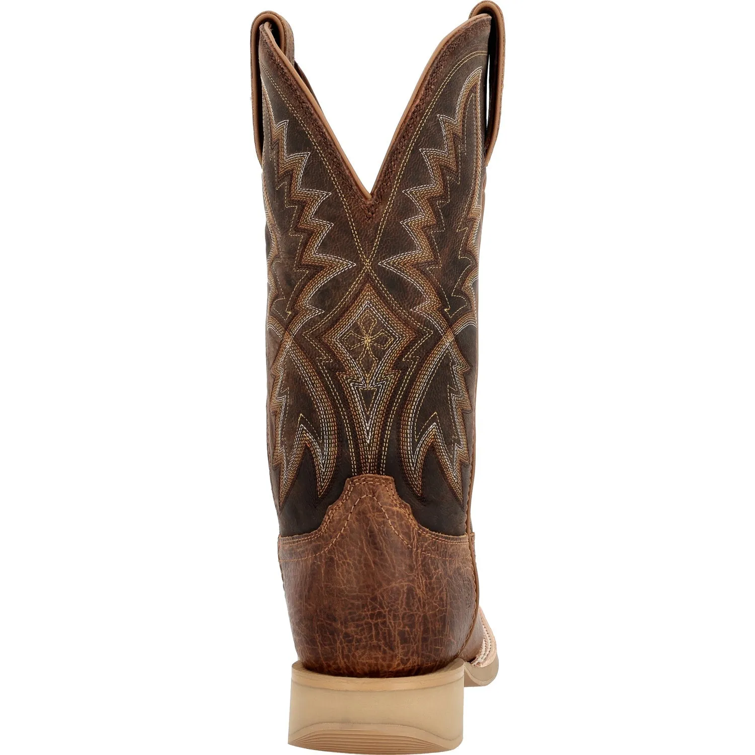 Durango Mens Rebel Pro Lite Western Tan/Tobacco Leather Cowboy Boots