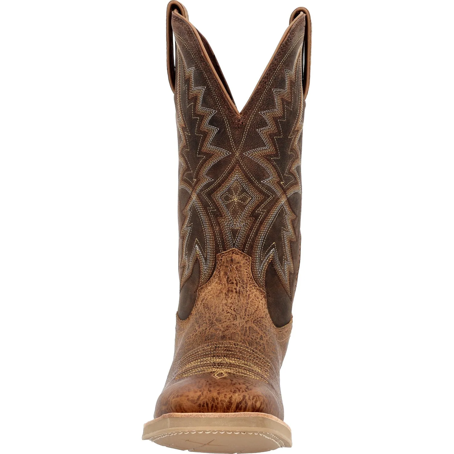 Durango Mens Rebel Pro Lite Western Tan/Tobacco Leather Cowboy Boots