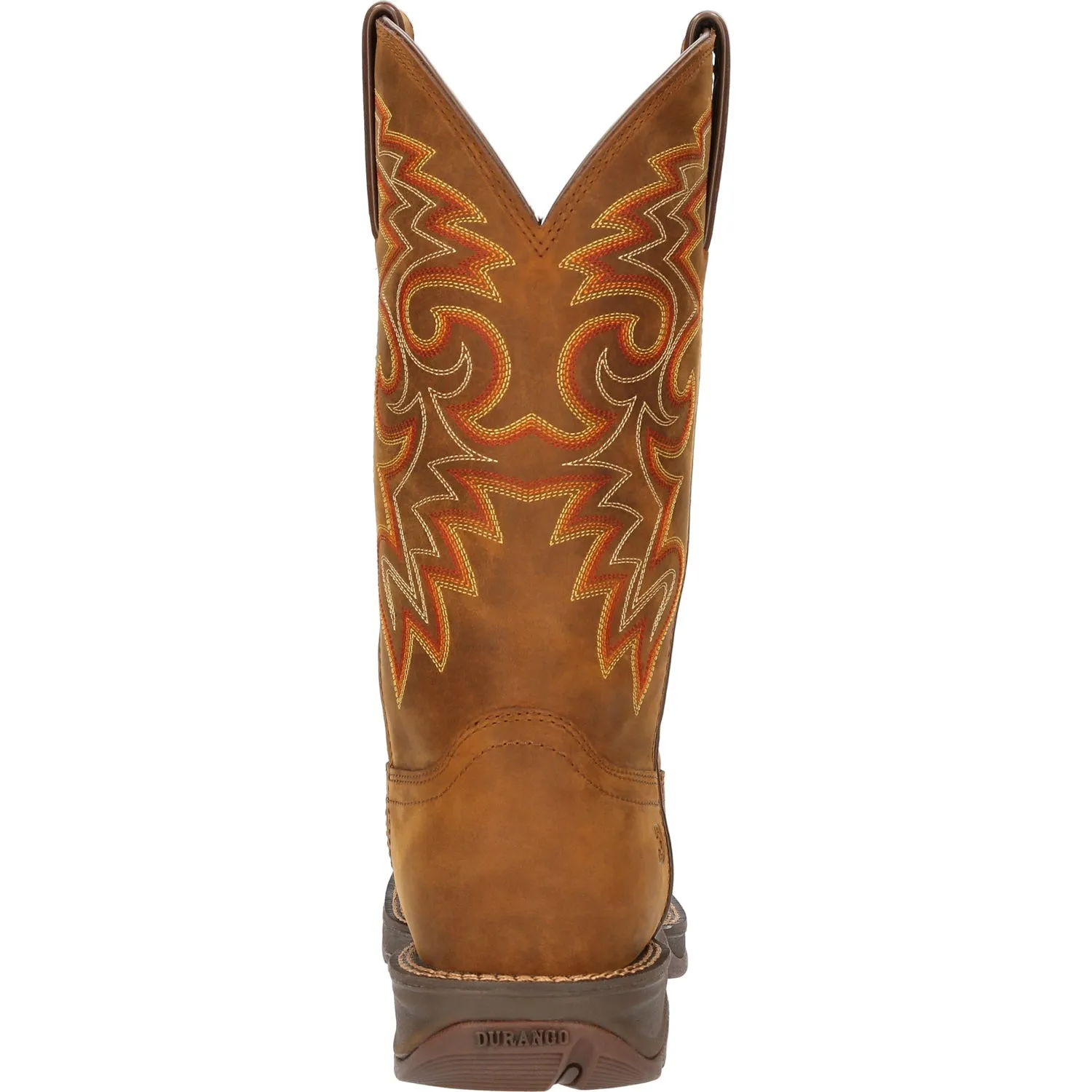 Durango Mens Rebel Western WP Russet Leather Cowboy Boots