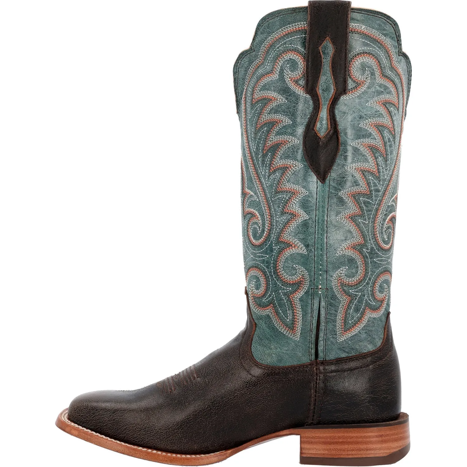 Durango Womens Arena Pro Western Peppercorn/Juniper Leather Cowboy Boots