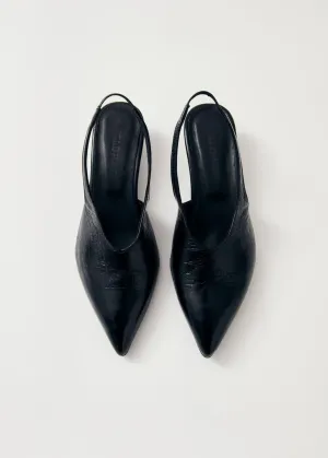 Eros mules, black