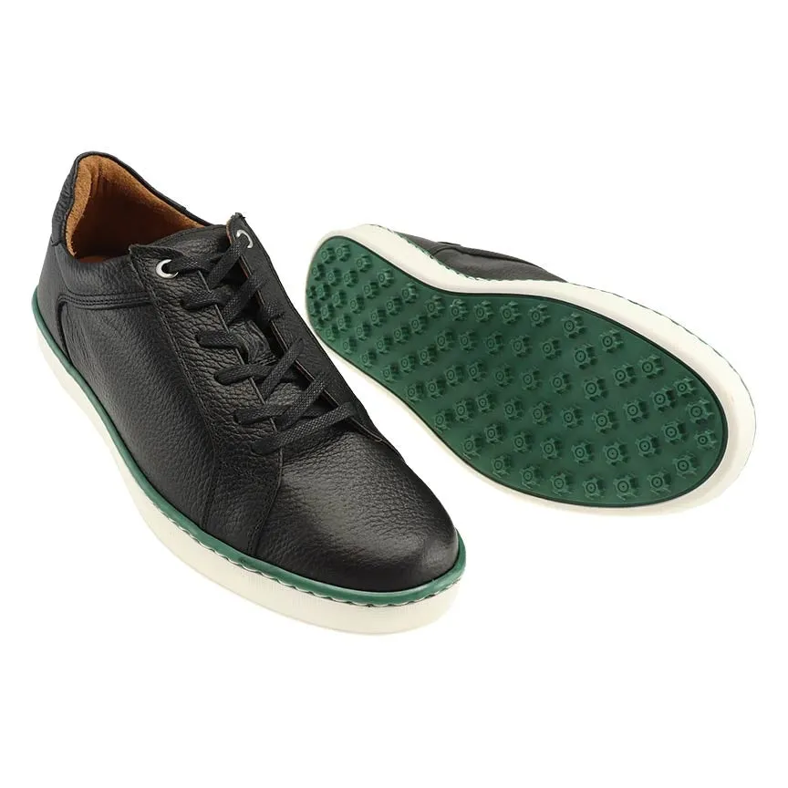 Fairway Casual Golf Sneaker in Black by T.B. Phelps