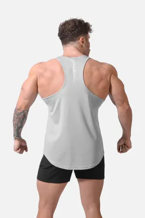 Fast-Dry Bodybuilding Workout Stringer - Silver