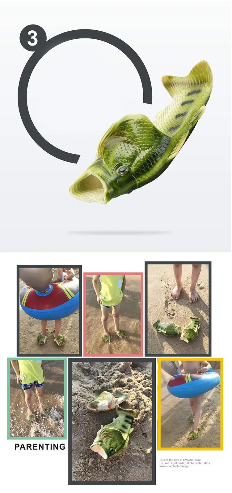 Flip Flops & Slippers: Fish Motive