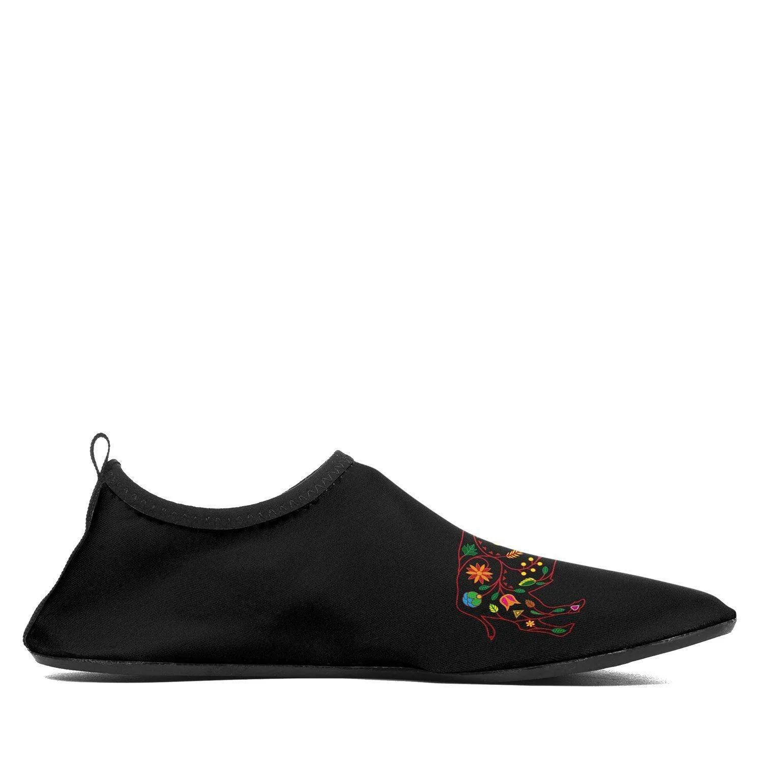 Floral Buffalo Sockamoccs Kid's Sockamoccs Slip On Shoes