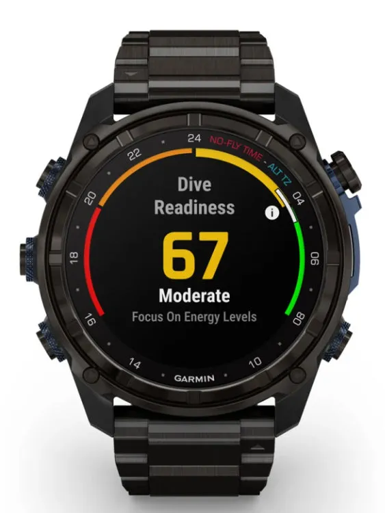 Garmin Descent Mk3i - 51mm Carbon DLC Titanium with Titanium Band