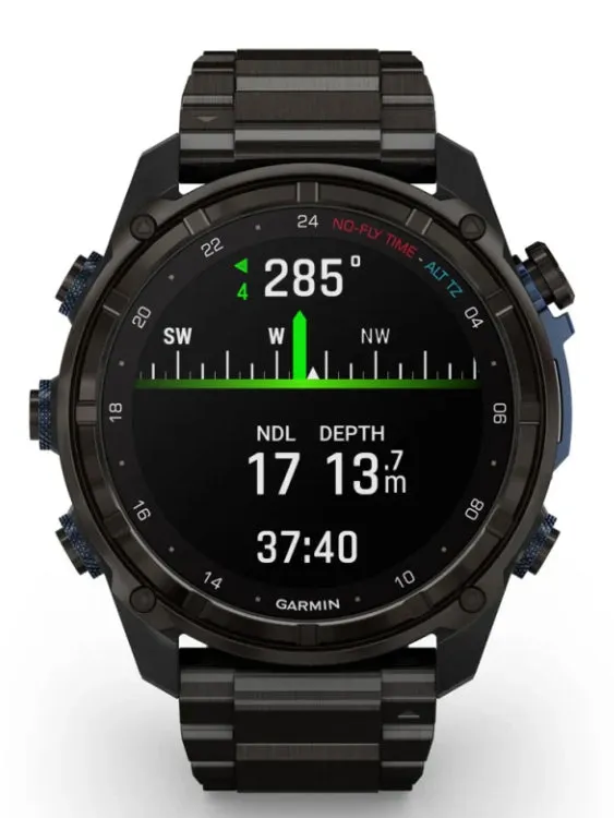 Garmin Descent Mk3i - 51mm Carbon DLC Titanium with Titanium Band