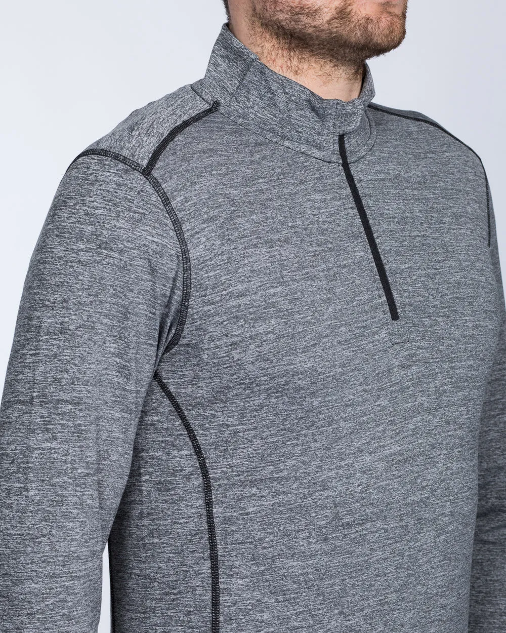 Girav Tall Quarter-Zip Baselayer (anthracite)