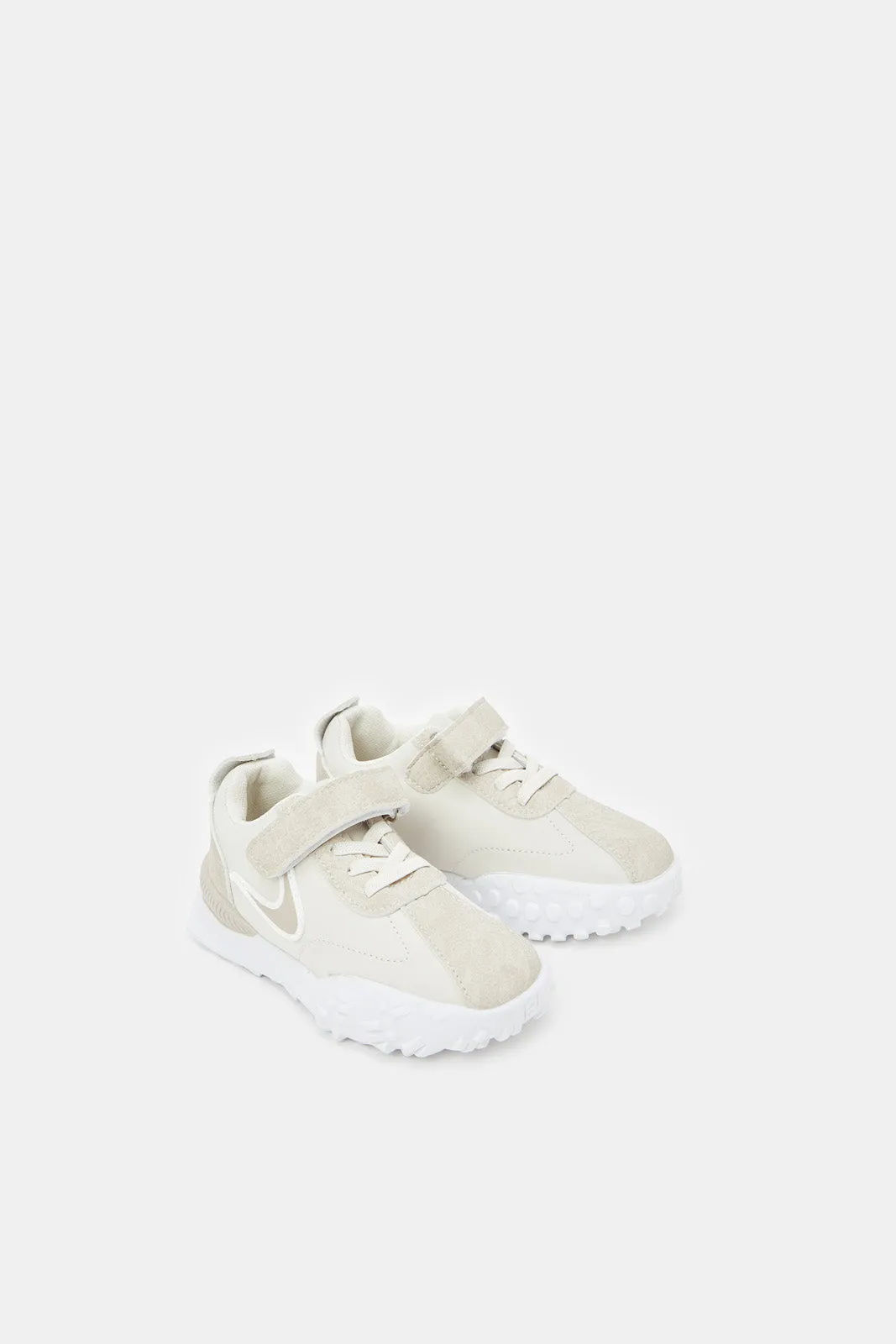 Girls Cream Chunky Sneaker