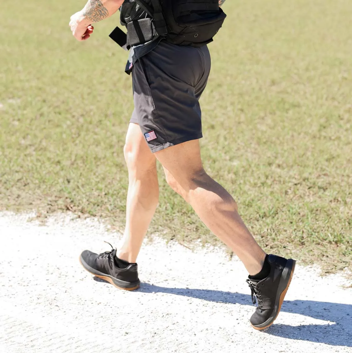 GORUCK Ballistic Trainers - Black   Gum w/ Black Reflective Spearhead