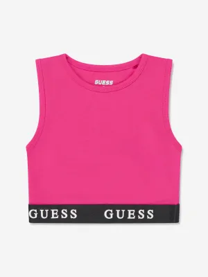 Guess Girls Active Sports Bra in Pink