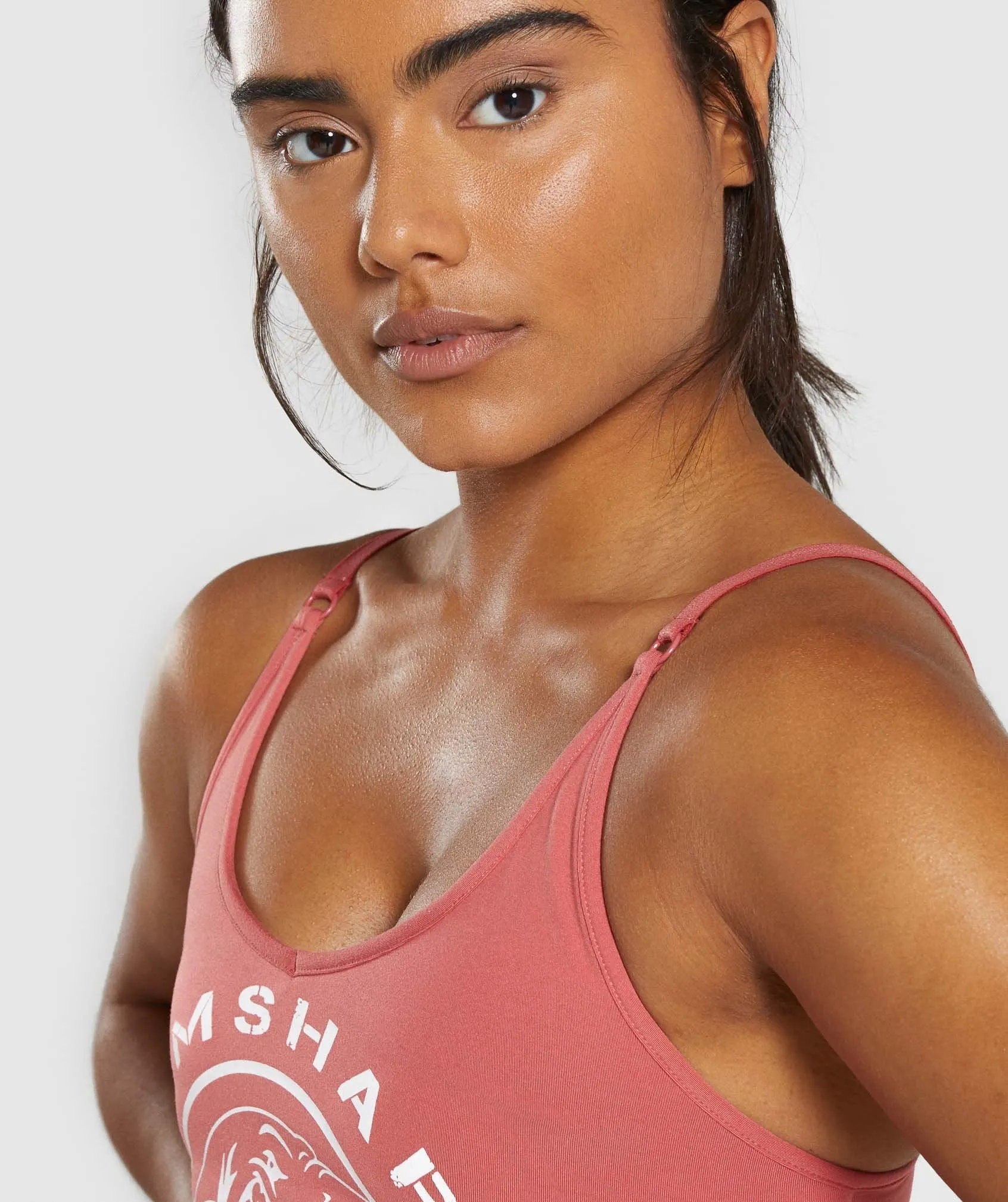 Gymshark Legacy Fitness Sports Bra - Brick Red