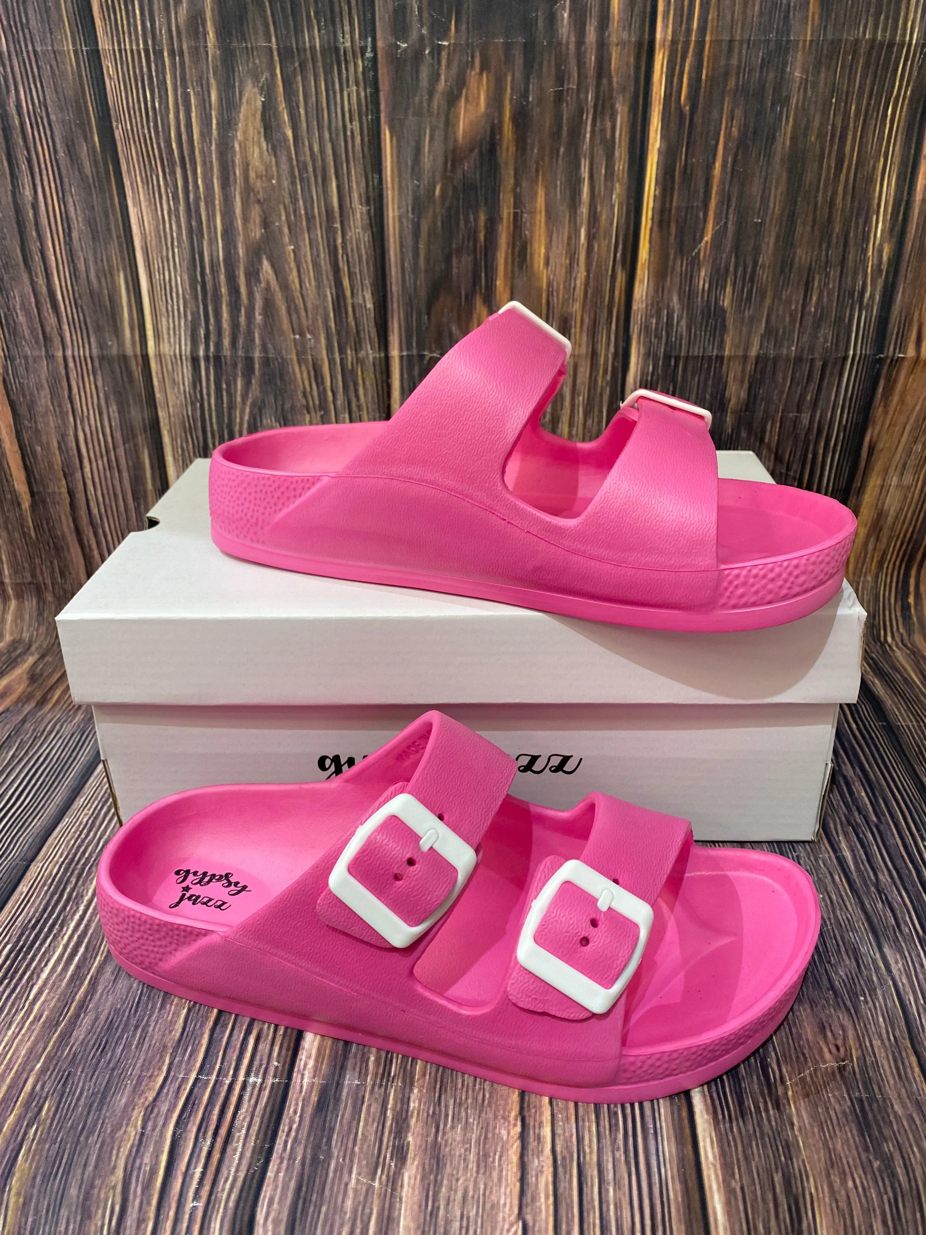 Gypsy Jazz Kid's "Lil Mia" Pink Sandals