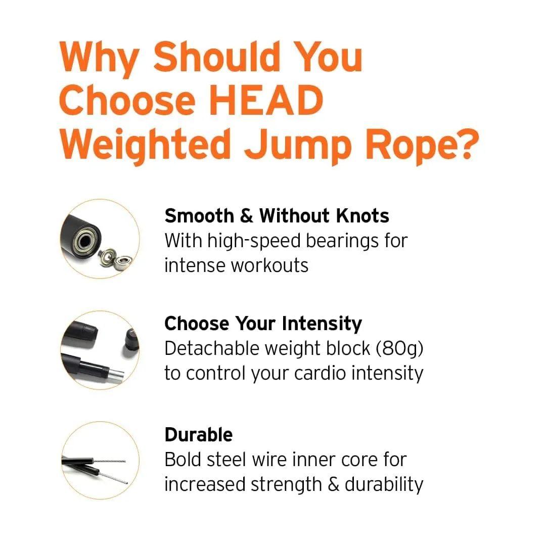 HEAD 1 PUSHHEAD|1 JUMP ROPE with weight