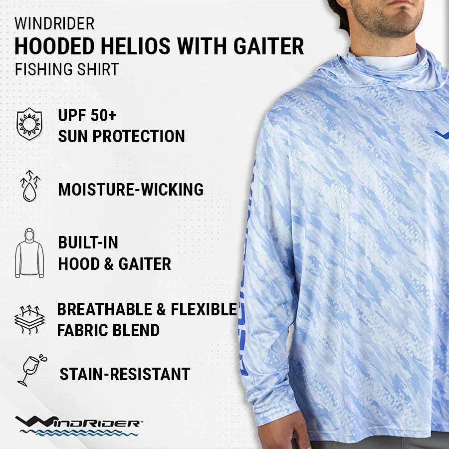 Hooded Helios Fishing Shirts with Gaiter