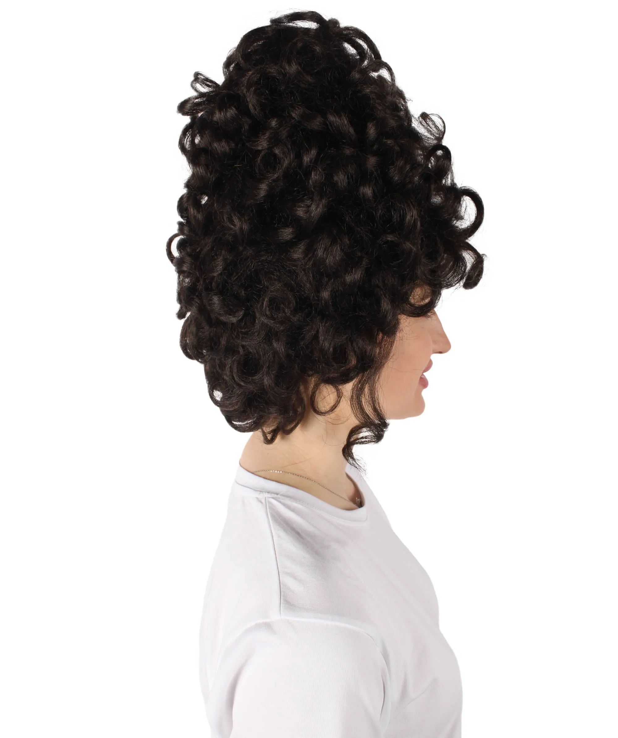 HPO Adult Women's judge wig | Synthetic Fiber | Capless Cap | Perfect for Halloween