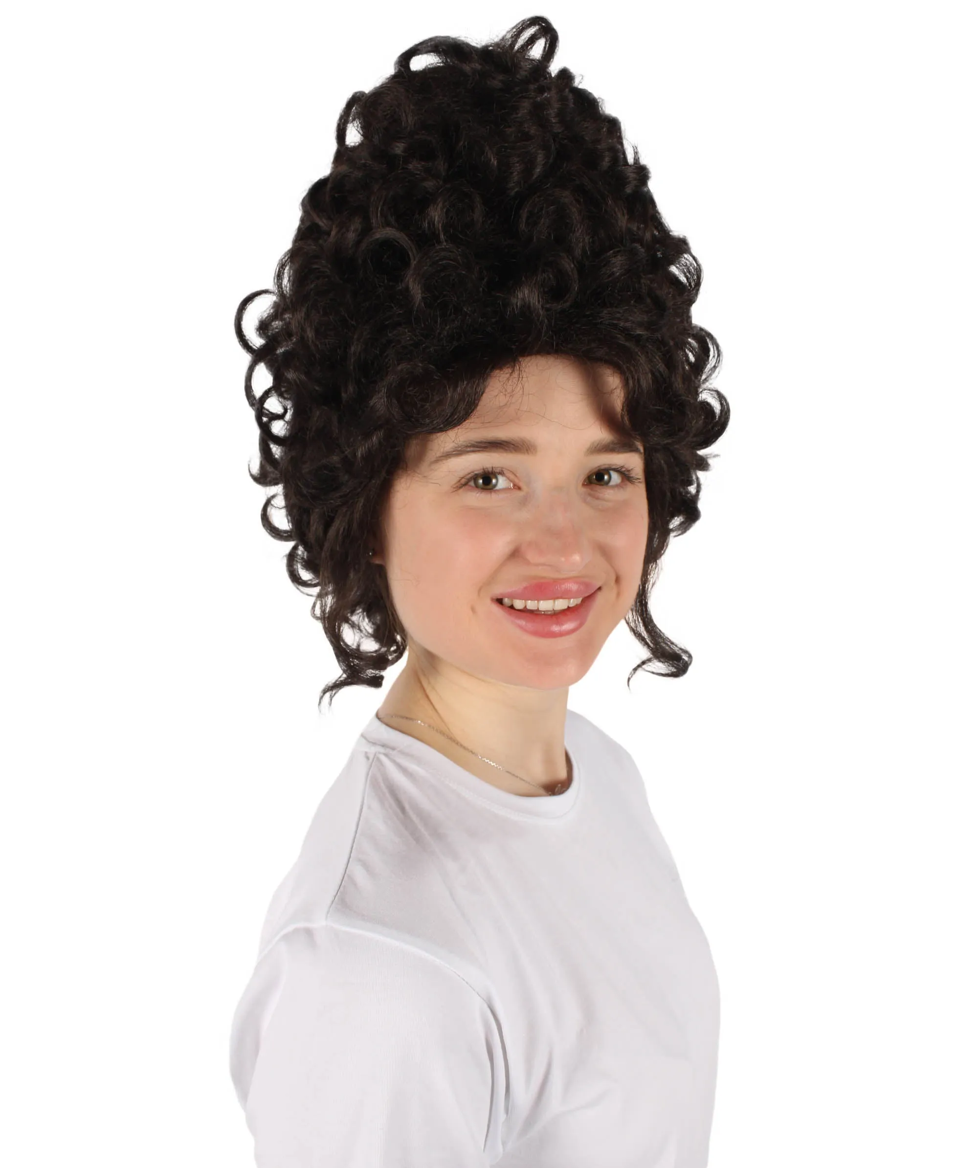 HPO Adult Women's judge wig | Synthetic Fiber | Capless Cap | Perfect for Halloween