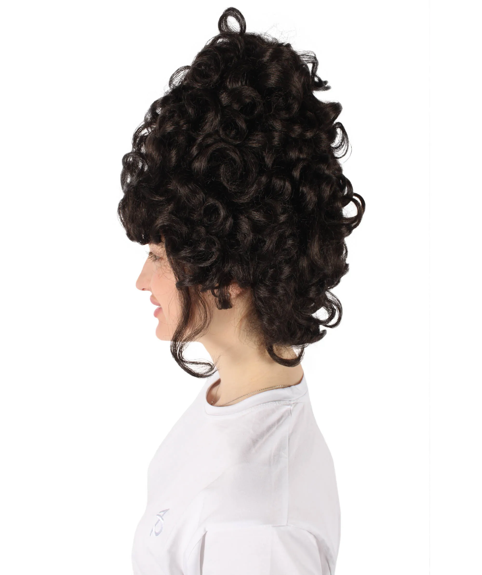 HPO Adult Women's judge wig | Synthetic Fiber | Capless Cap | Perfect for Halloween