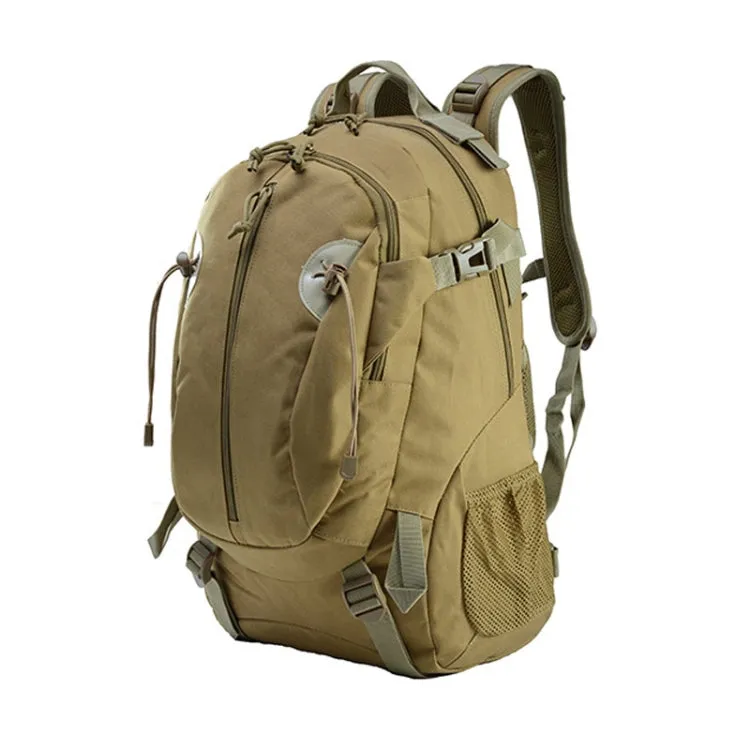 JUNSUNMAY J013 30L Travel Outdoor Molle Backpack Hiking Bag(Khaki)