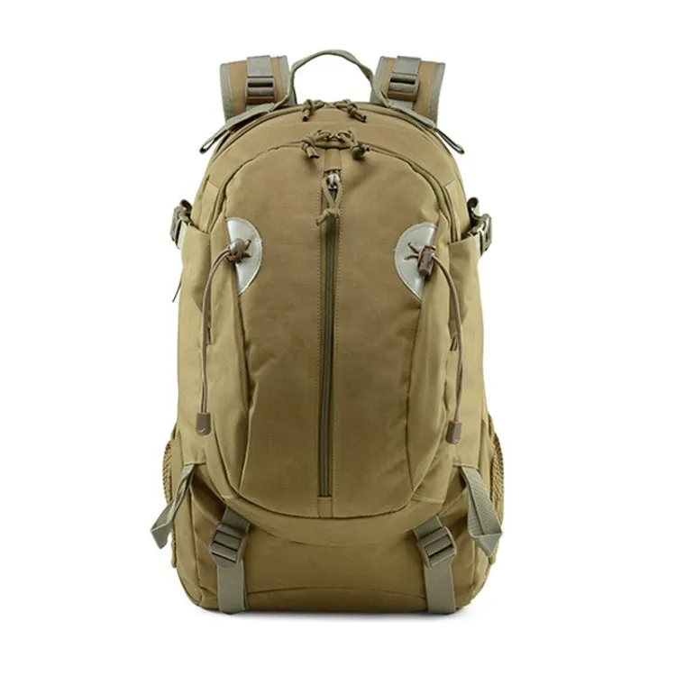 JUNSUNMAY J013 30L Travel Outdoor Molle Backpack Hiking Bag(Khaki)