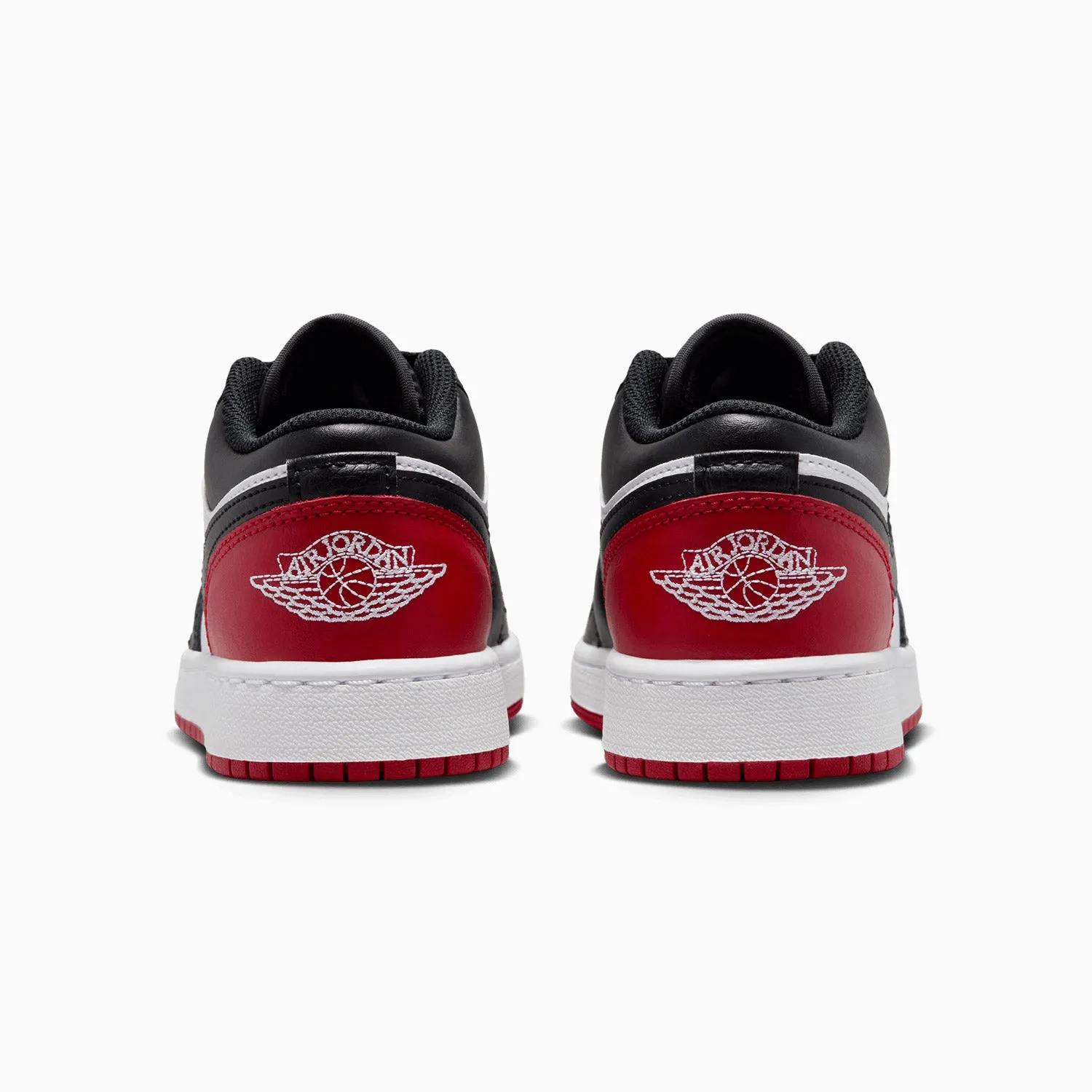 Kid's Air Jordan 1 Low "Bred Toe 2.0" Grade School