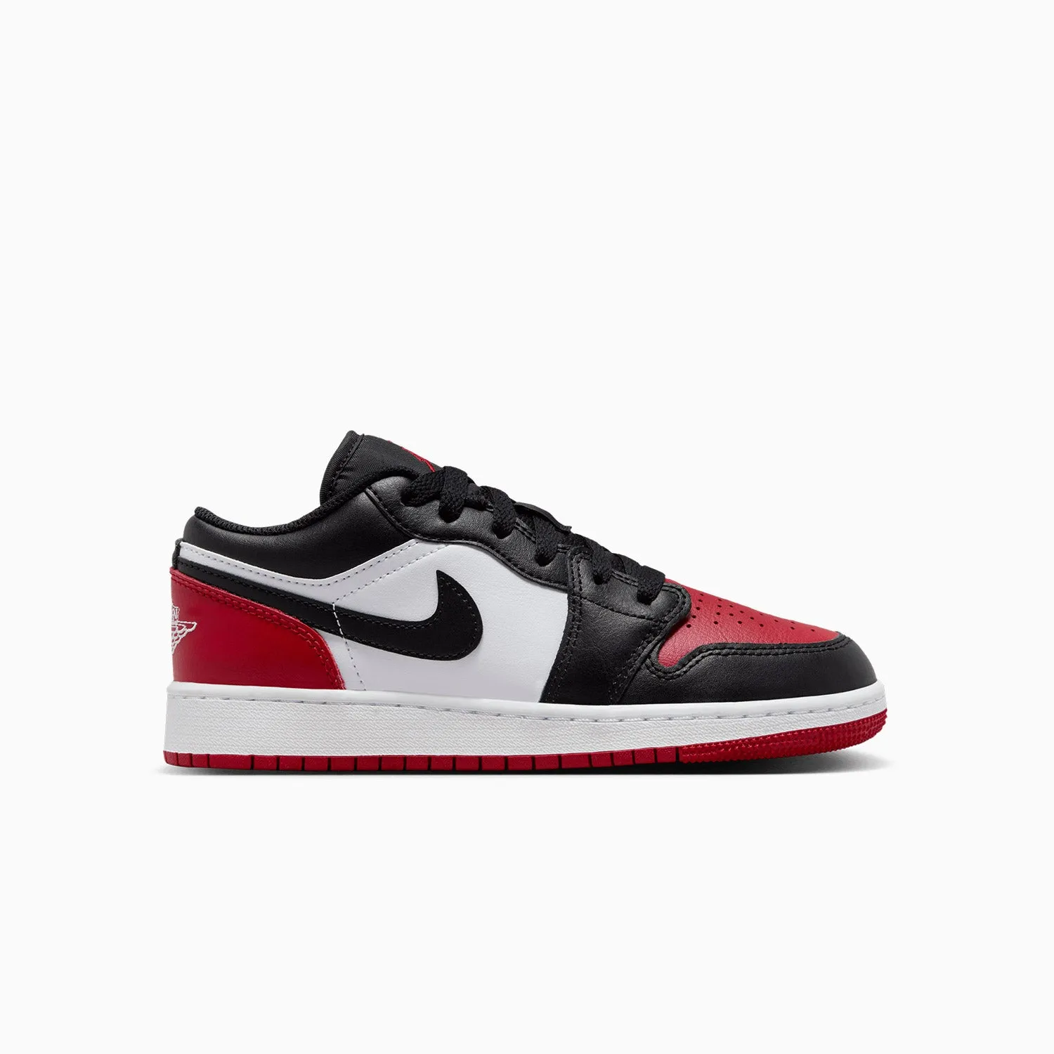 Kid's Air Jordan 1 Low "Bred Toe 2.0" Grade School