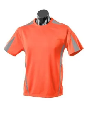 Kids Eureka Sports Tee - Orange/Charcoal