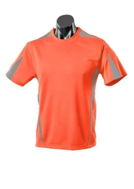 Kids Eureka Sports Tee - Orange/Charcoal