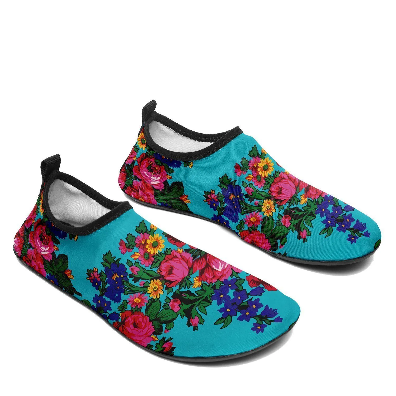 Kokum's Revenge Sky Sockamoccs Kid's Sockamoccs Slip On Shoes