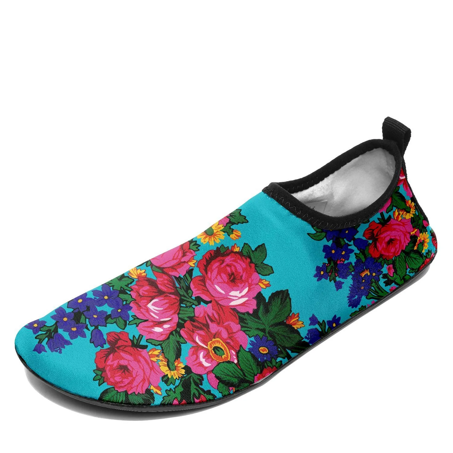 Kokum's Revenge Sky Sockamoccs Kid's Sockamoccs Slip On Shoes