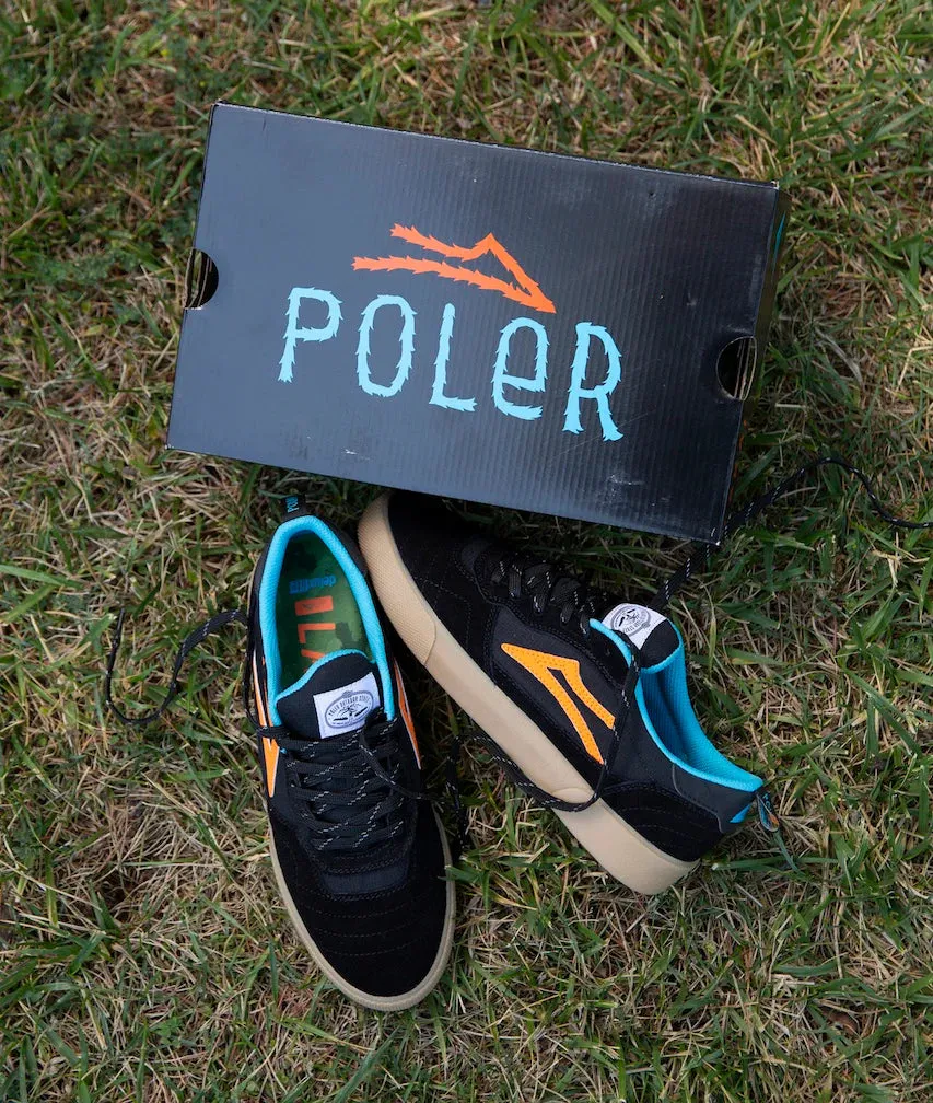 Lakai X Poler Cambridge Shoe - Blk/Multi