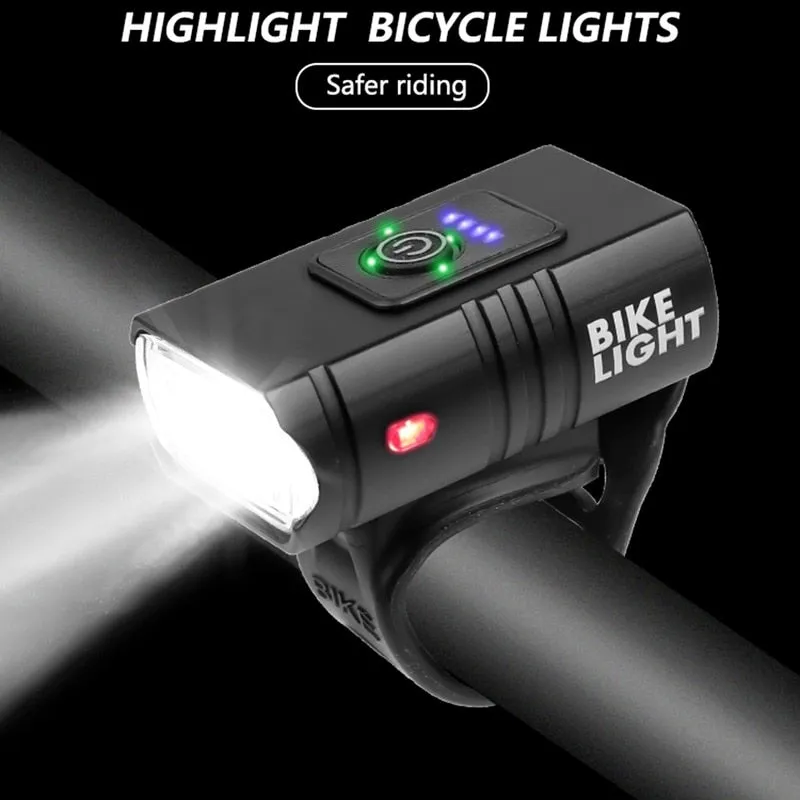 LED Bicycle Light 1000LM USB Rechargeable Bike Front Lamp