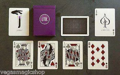 LTD Purple Playing Cards USPCC