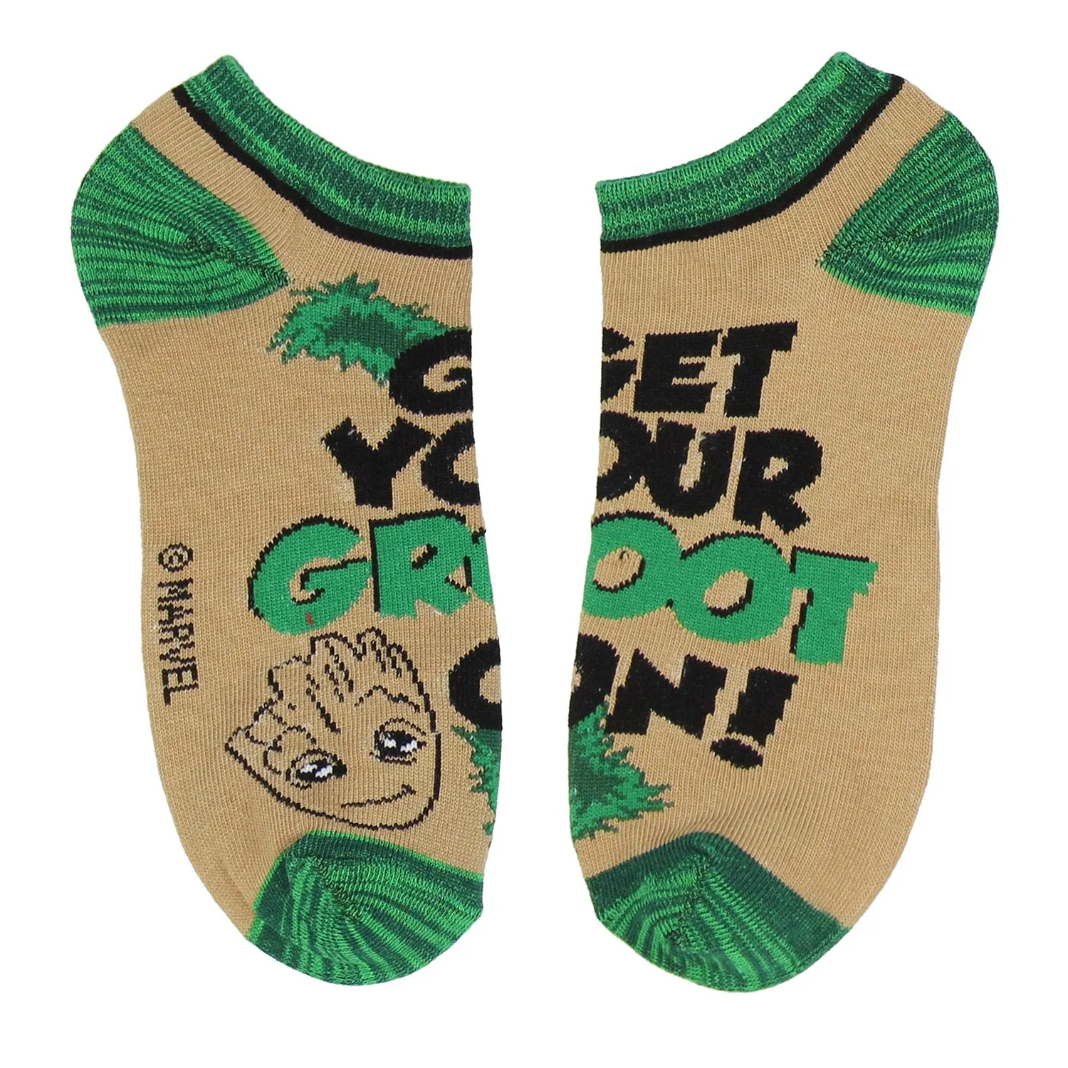 Marvel Guardians of The Galaxy I Am Groot 3 Pack Ankle Socks